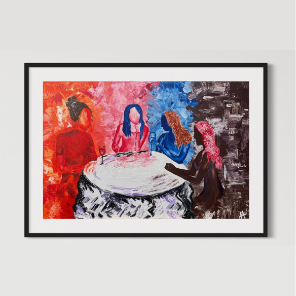 The Groupchat - 47.5 x 66 cm