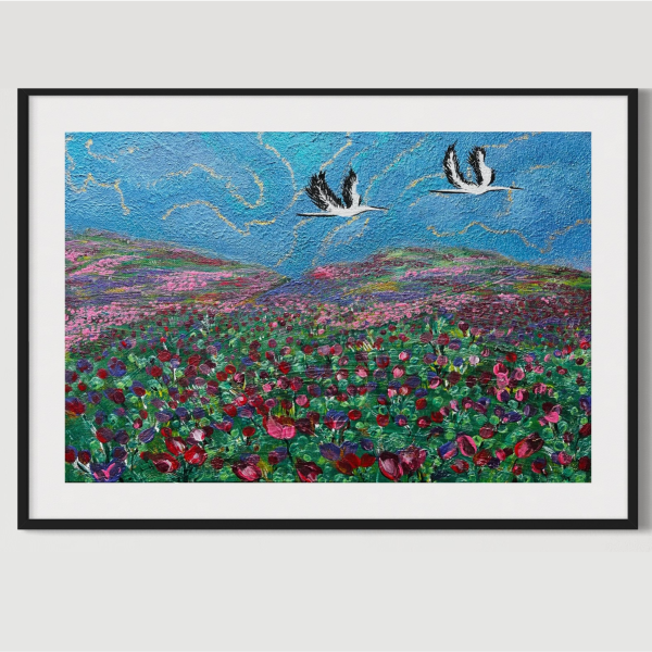 Wildflowers - 34 × 43 cm